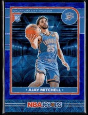 2024-25 Panini NBA Hoops Premium Blue #268 Ajay Mitchell /99 Rookie RC
