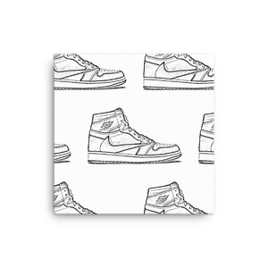 travis scott shoes drawing