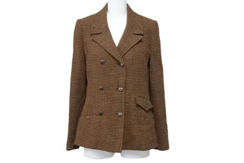 vintage chanel tweed blazer jacket
