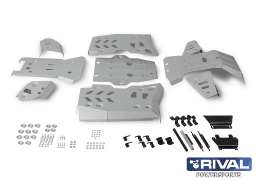RIVAL Unterfahrschutz FULL KIT SET 4mm AL für CFMOTO CFORCE 600 Touring MY2020- — 2444.8103.1