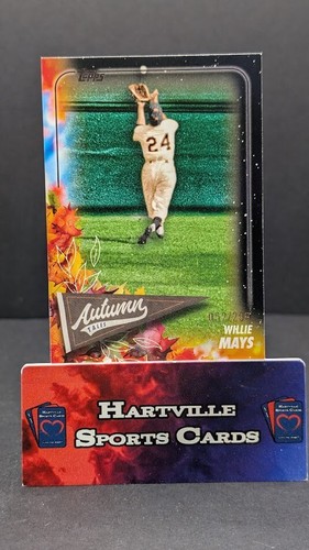 2024 Topps Update Series - Autumn Tales Black #AT-18 Willie Mays /299