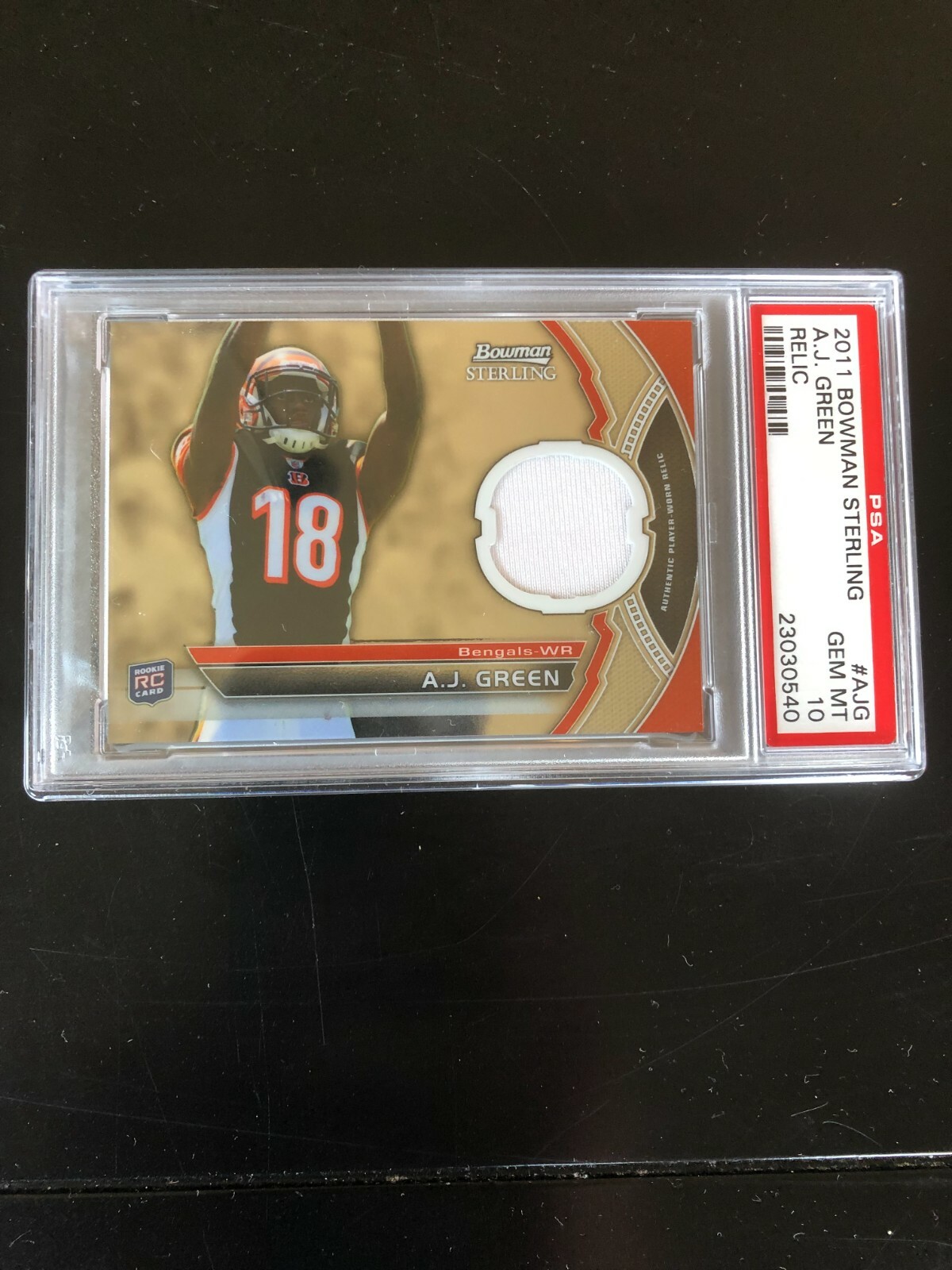 AJ Green Bowman Sterling Relic #AJG Base