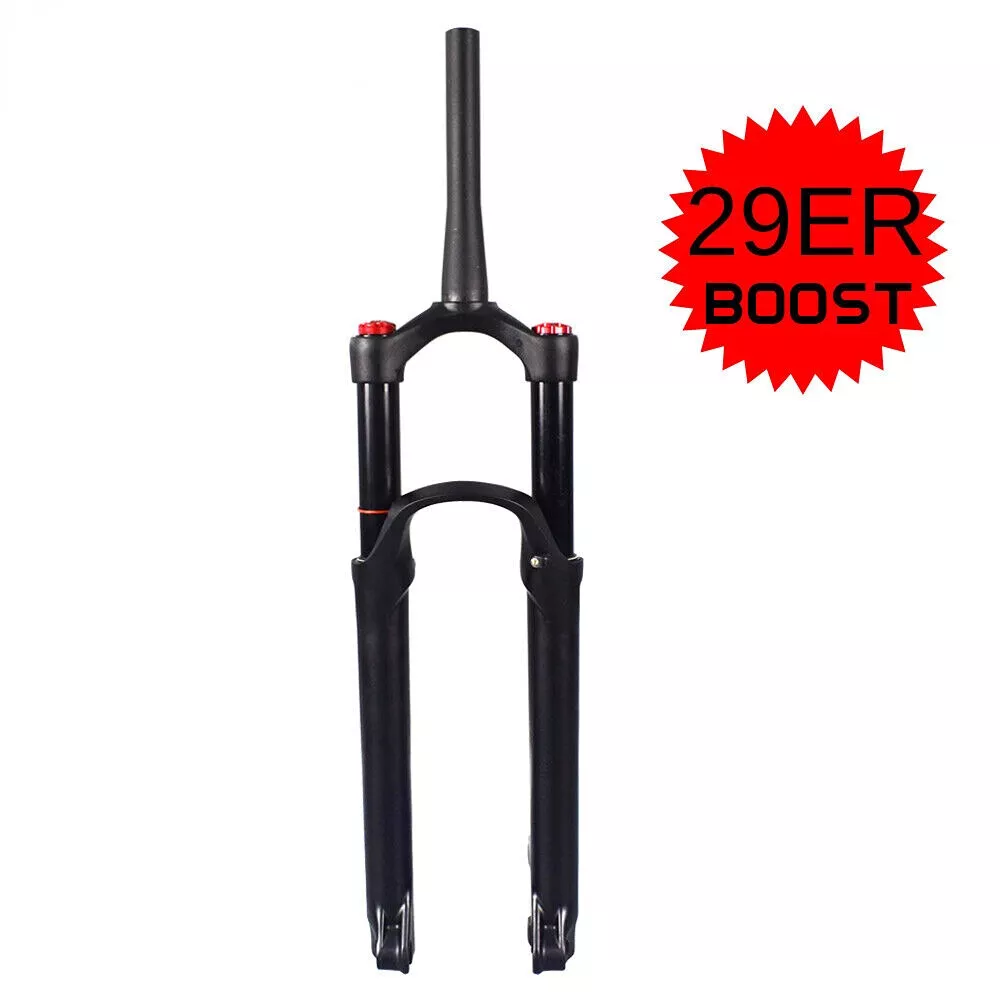29er Mtb Boost Front Suspension Fork Mountain Bike Air Shock Thru