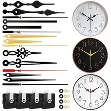 4 PCS High Torque Quartz Clock Movement Mechanism Replacement Kit 5 Hands