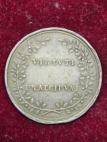 Italy 1805 Vatican, Medal, Pius VII, Pontifical Roman Seminary, - Picture 2 of 2