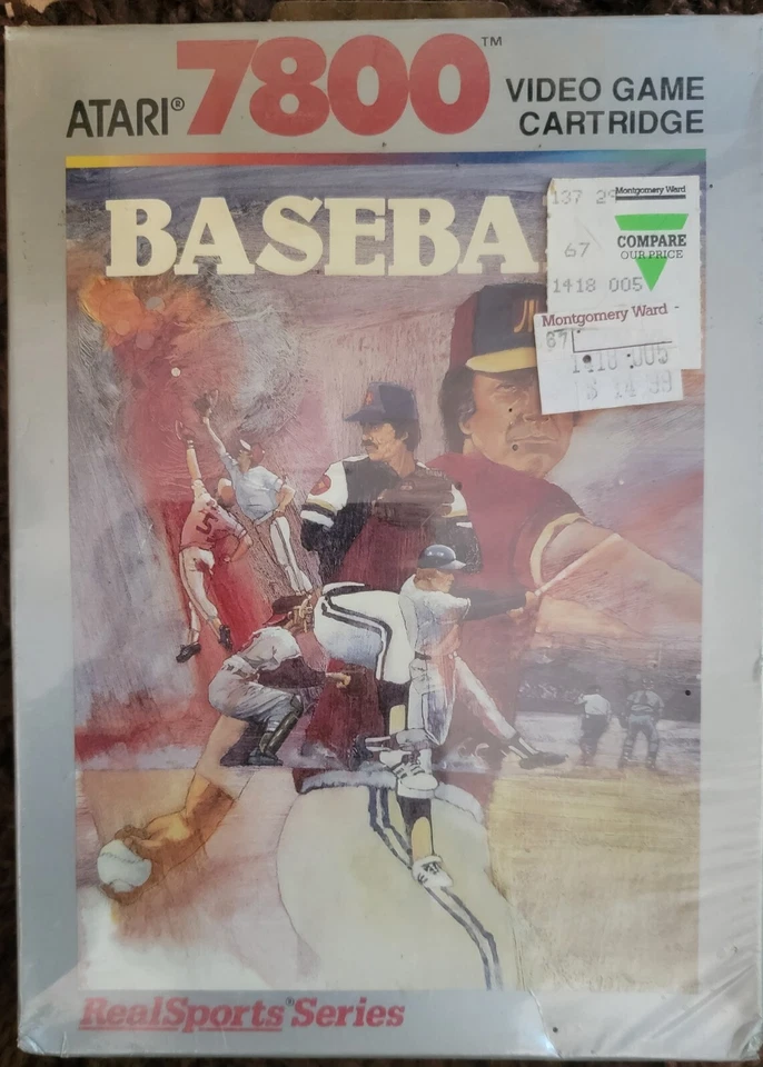 RealSports Baseball (Atari 7800, 1989) NEW Sealed, Read Description - Image 2 of 3