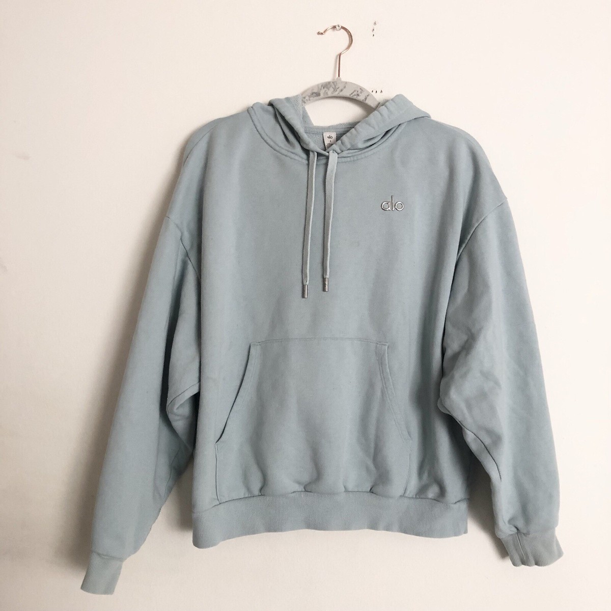 Alo Yoga Accolade Hoodie Chalk Blue M | eBay