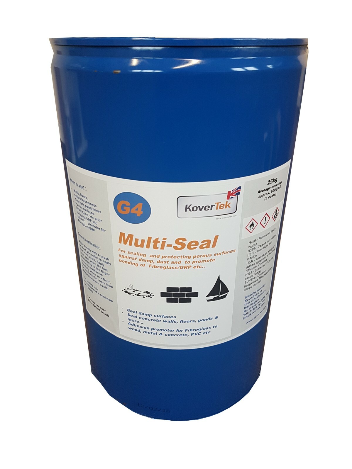 KoverTek G40 Concrete Wall Floor multi Sealer seals Damp Cellar garages