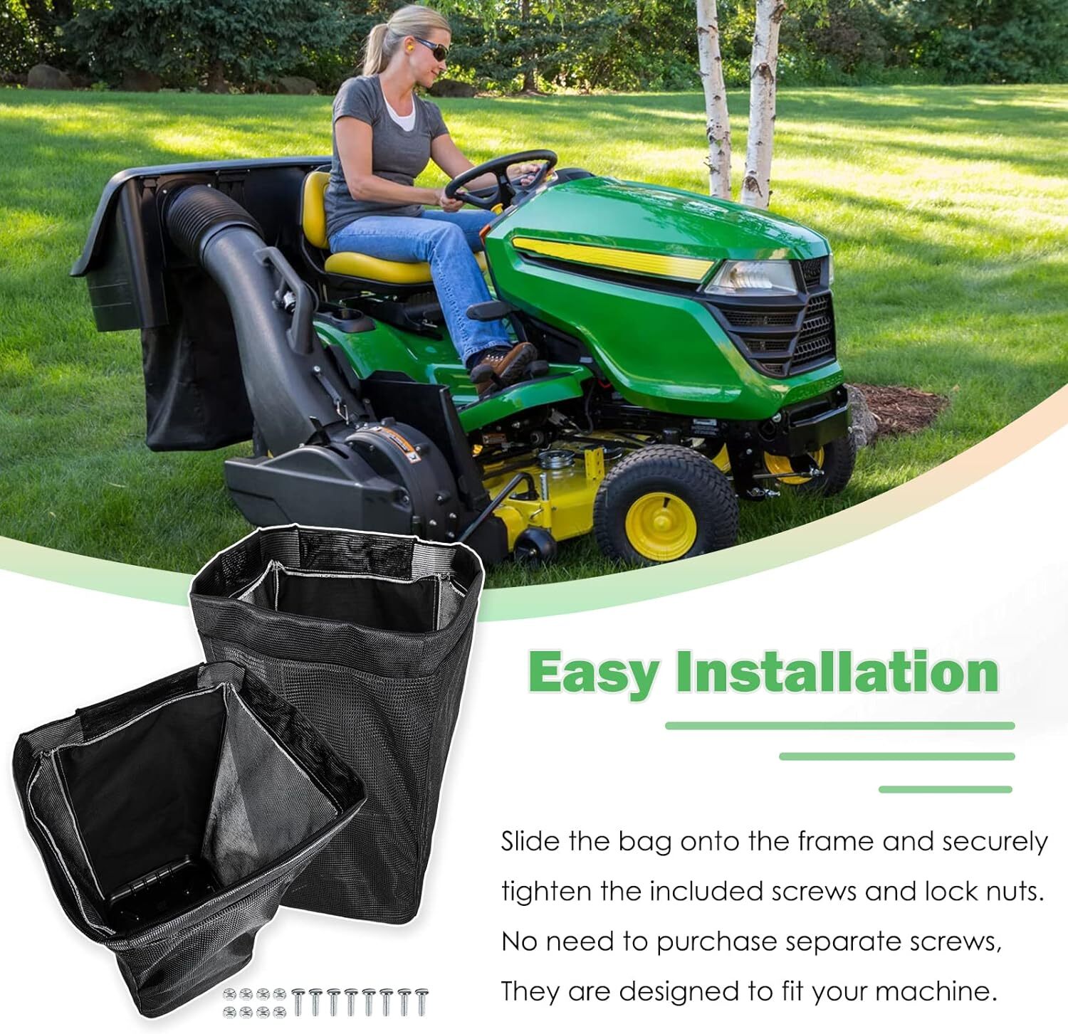 Garden Tractor Lawn Mower Bag Husqvarna Husqvarna Blower Assisted - Main Image