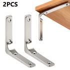 <!--F#f_0-->2Pcs Shelf Bracket 90° Triangle L Shelf Bracket Stainless Steel Shelf Bracket<!--F/-->