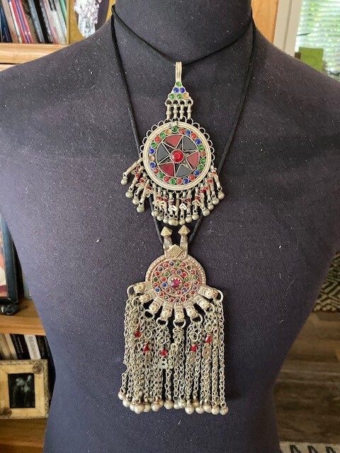 Very Coo Vintage Pair of India Tribal Necklaces from My Film Collection