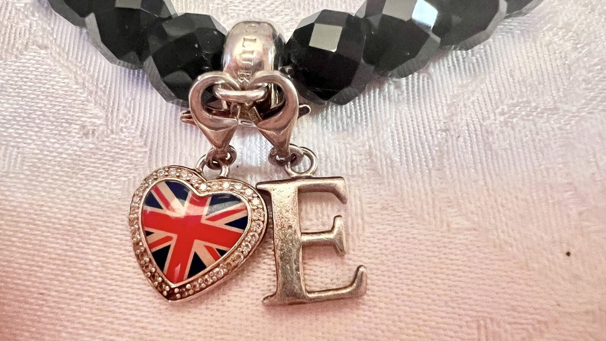 Rare Vintage Thomas Sabo Charms Black Onyx Or Obsidian