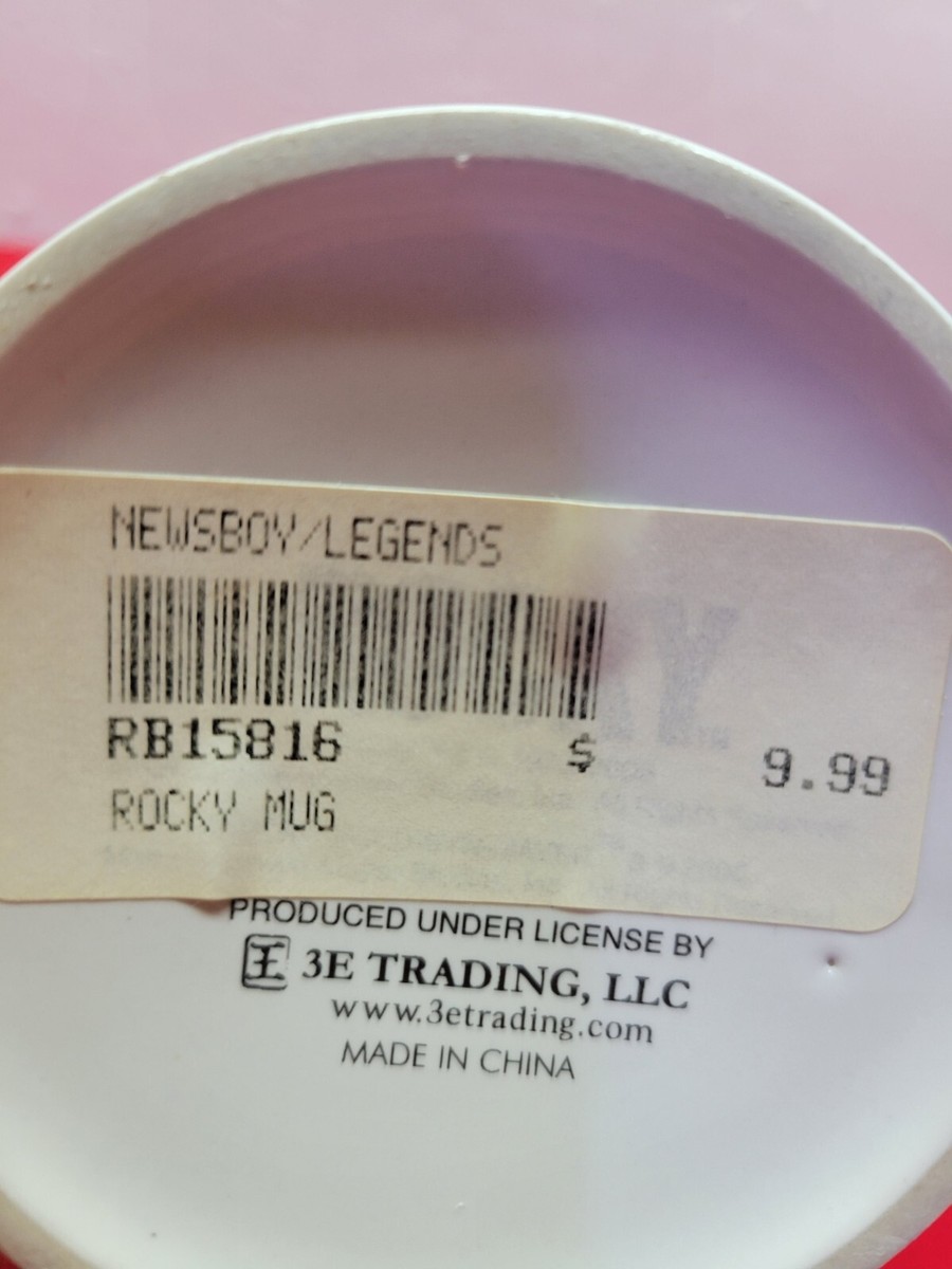 New 3e trading Vintage Rocky The Movie Coffee mug 12oz cup Rocky