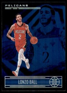 2020 Panini Illusions Basketball Trophy Collection Sapphire Lonzo Ball #25