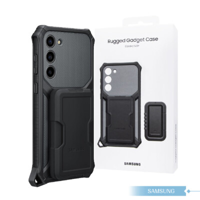 Original Samsung Official Galaxy S23+ Rugged Gadget Case (EF-RS916) - Titan