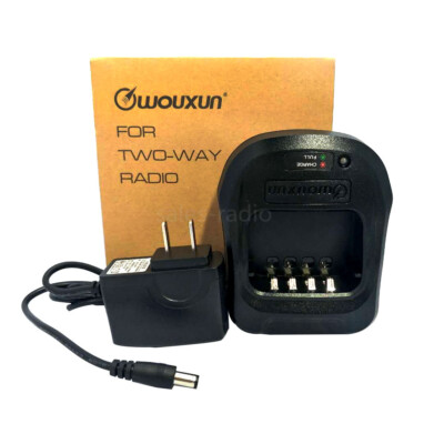 Original WOUXUN Battery Desktop Charger For KG-UV9D PLUS KG-UV8D Walkie Talkie