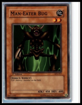 Starter Deck: Yugi Evolution #SYE-017 Man-Eater Bug 1st Edition | eBay