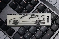 Acura Integra 3rd gen key tag / keychain - 3D Printed Durable PLA Plastic - New