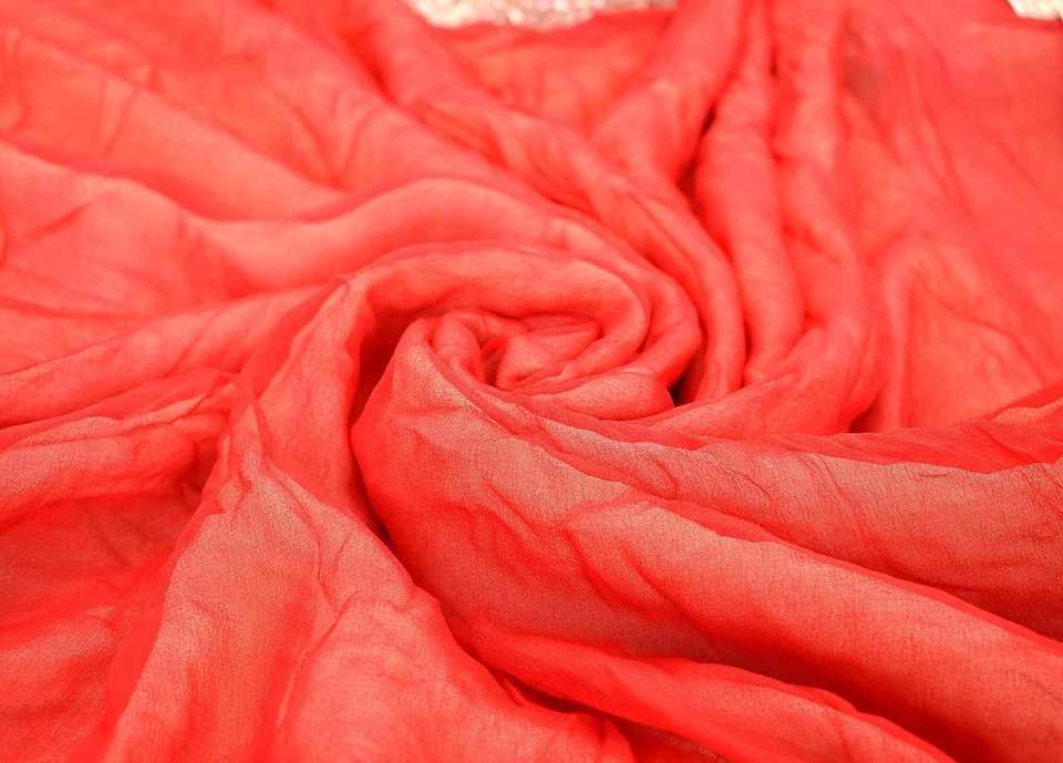 ИНДИЙСКИЙ ЭТНИЧЕСКИЙ ДИЗАЙНЕР САРИ ПАКИСТАНСКИЙ БОЛЛИВУД ВЕЧЕРИНКИ НОСИТЬ САРИ КРАСНЫЙ И БЕЛЫЙ - Изображение 3 из 3