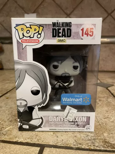 New! Funko Pop! Daryl Dixon (The Walking Dead), 2014, 145, Vaulted, Walmart