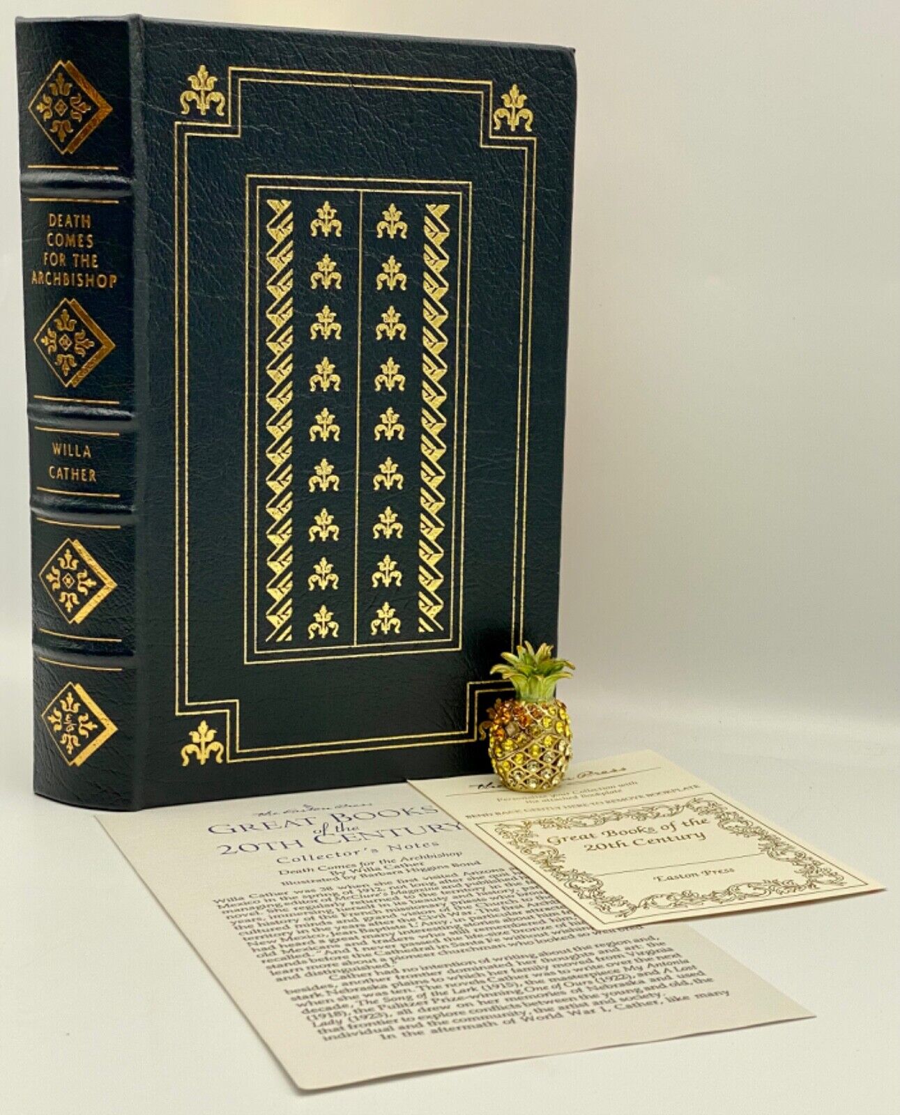 Easton Press DEATH COMES FOR THE ARCHBISHOP Collectors LEATHER BOUND Edition OOP Opłacalny, obfity