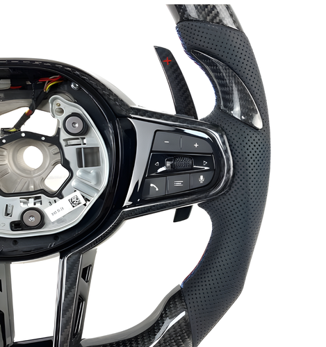 Carbon Fiber Steering Wheel G20 G80 M3 320 325I 330I 3-Series - Picture 3 of 3