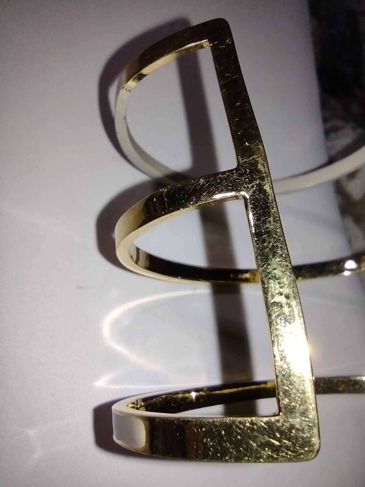 J. Crew Triple Open Cuff Statement Bangle Bracele… - image 8