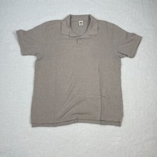 Old Navy Built-In Flex Men's Polo Shirt Short Sleeve Tan Size M Excellent Cond