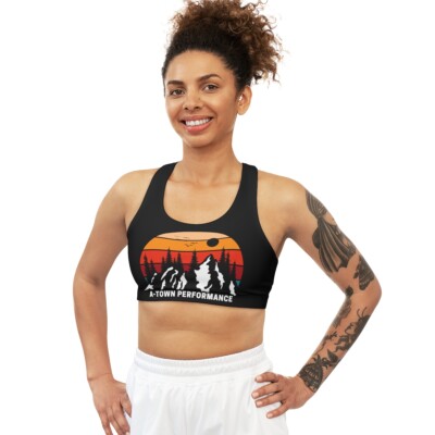 A-Town Performance Seamless Sports Bra (AOP)