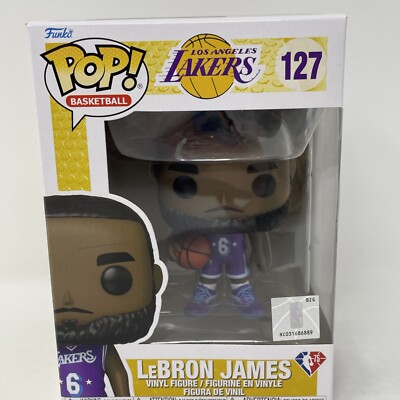 Funko Pop! Basketball Los Angeles Lakers LeBron James 127 | eBay