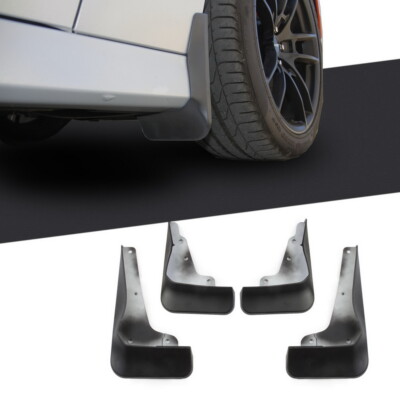 4Pcs Car Black Mud Flaps Mudguard Fender cover Trim For Dodge Charger GT/RT/SCAT