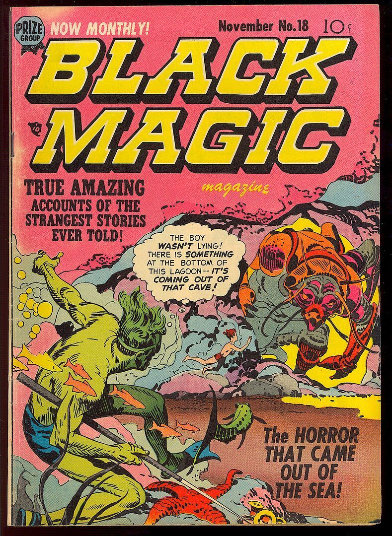 Black Magic V2 #12 (#18) Nice Simon & Kirby Art Pre-Code Horror Comic 1952 VG-FN