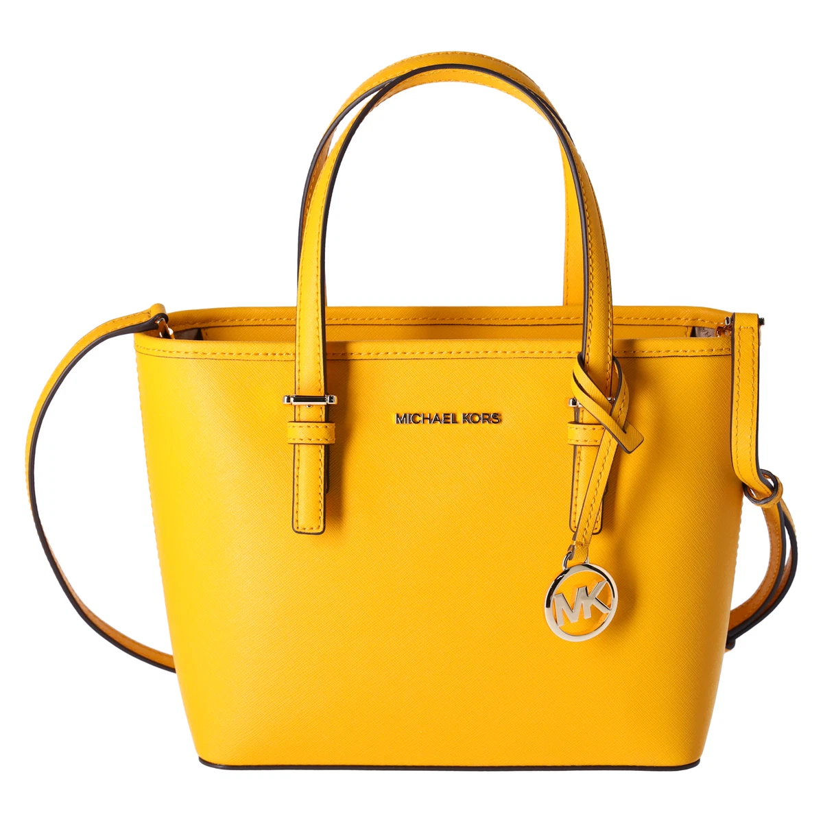 Michael Kors Small Jet Set Charm Logo Bag Yellow