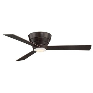 Niva 54 Flush Mount Ceiling Fan With Led And Remote Control Ebay