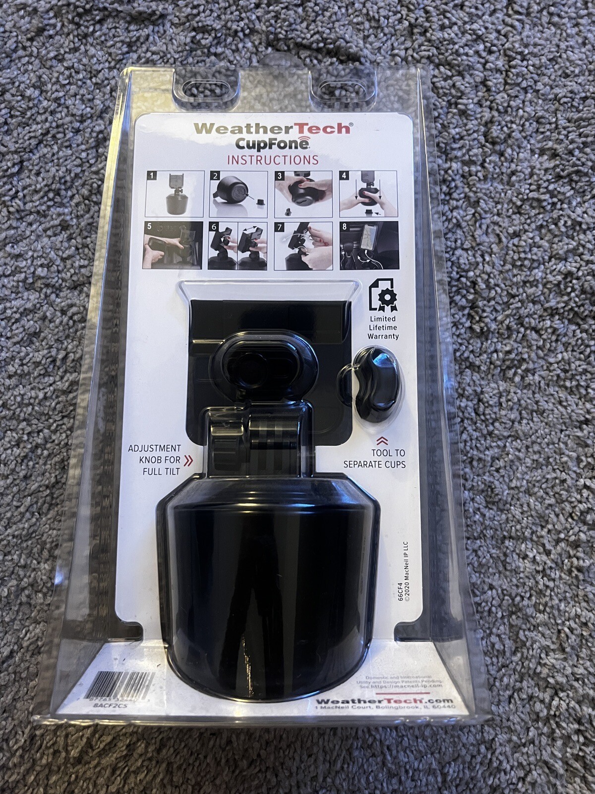 WeatherTech Cup Phone Holder BLACK 9/16"DEEP X 2 3/83 3/8" WIDE eBay