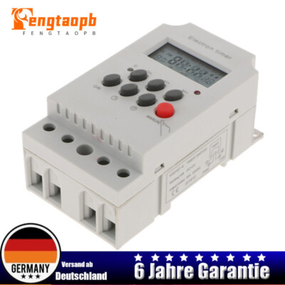 DC 12V 30A Elektronische Relaiszeitschaltuhr LCD Voreinstellung Programmierbar