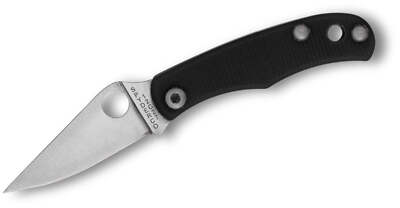 Spyderco Bug Slip Joint Knife Black G-10 (1.27'', Satin, 12c27) C133GBKP