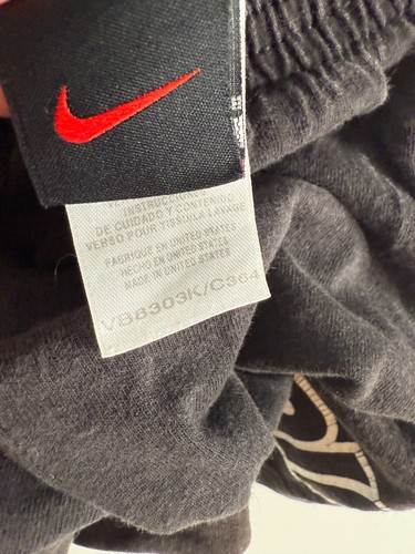 Vtg Nike Kids Boys Swoosh Active Athletic Gym Running Shorts Black Sz 7 9.5x4 - Picture 5 of 12