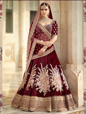 indian wedding lengha women's clothing