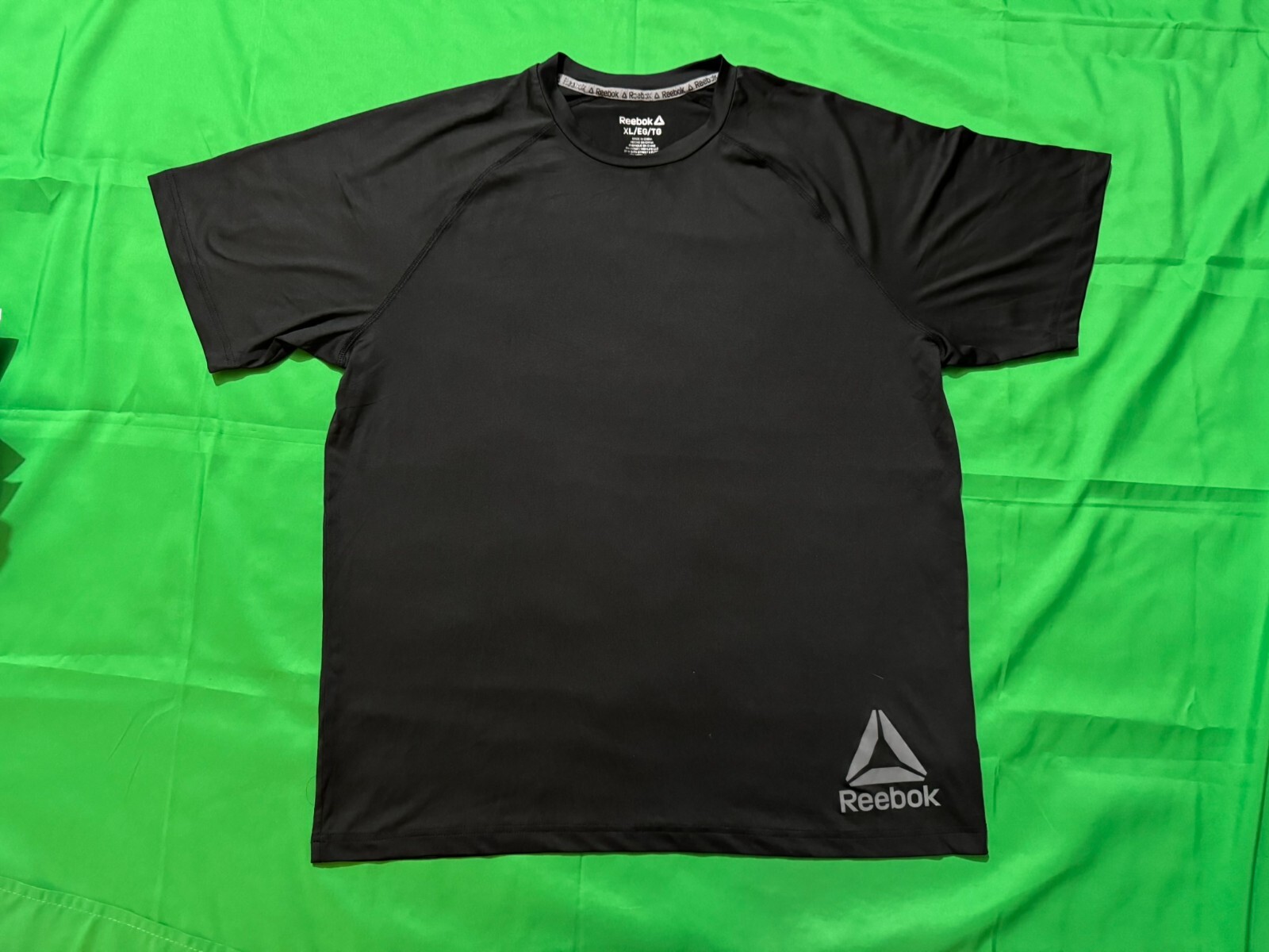 Reebok Black T-Shirt Men's Size XL Performance Athletic