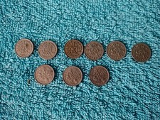 Lot of 9 x  GB Sixpences  from 1947-1967