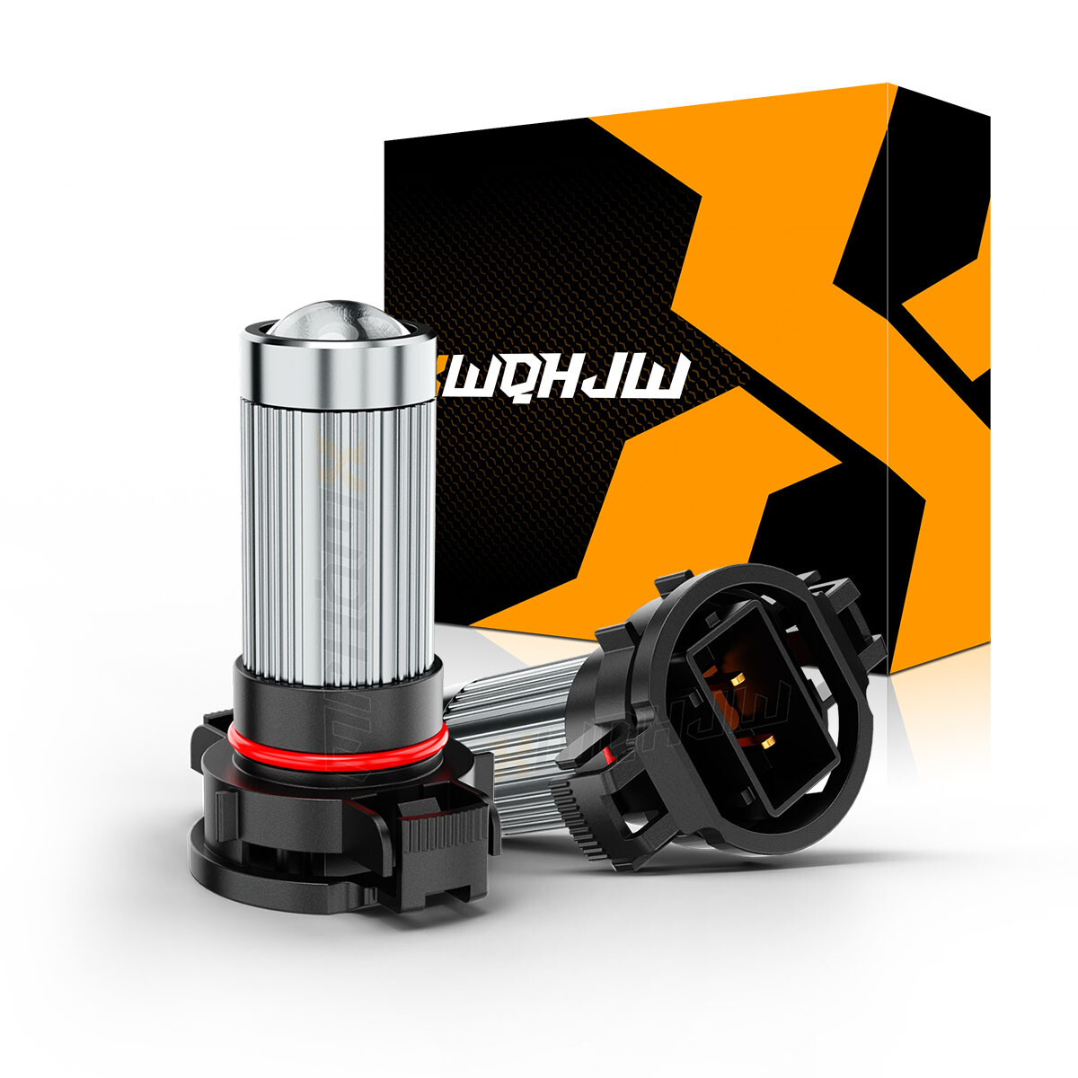 XWQHJW CANBUS 2504 5202 LED Fog Light Bulbs 6000K White Ultra Bright TS5 EOA