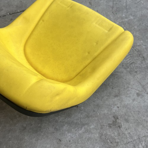 John Deere AUC13381 Mid Back Yellow Seat, Bracket, Cover 100 Series