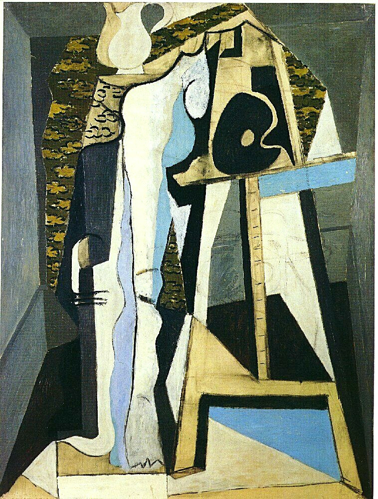 Interior with Easel (1926) by Pablo Picasso - 17