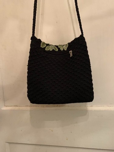 UPCYCLING THE SAK TASCHE MIT VINTAGE MATERIALIEN. CROSSBODY. REISSVERSCHLUSS UNTER KLAPPE. - Bild 3 von 7