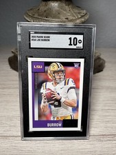 JOE BURROW bengals LSU 2020 Score #360 Rookie Card RC SGC 10
