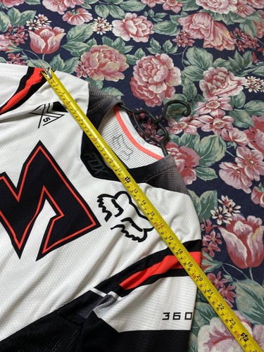 Fox Racing Jersey Long sleeve black and white dirt bike motor cross - Picture 15 of 24