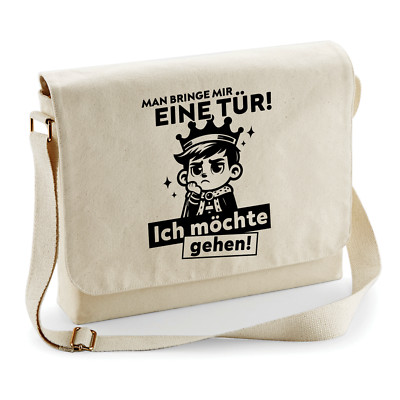 Man bringe mir eine Tür ich möchte gehen König Spaß Umhängetasche Messenger Bag