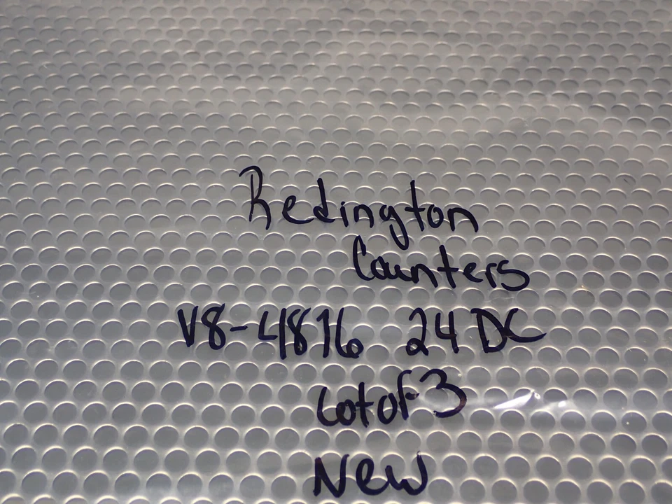 Contadores Redington V8-4816 24VDC 2W 6 dígitos nuevo stock antiguo (lote de 3) Foto 2 de 4
