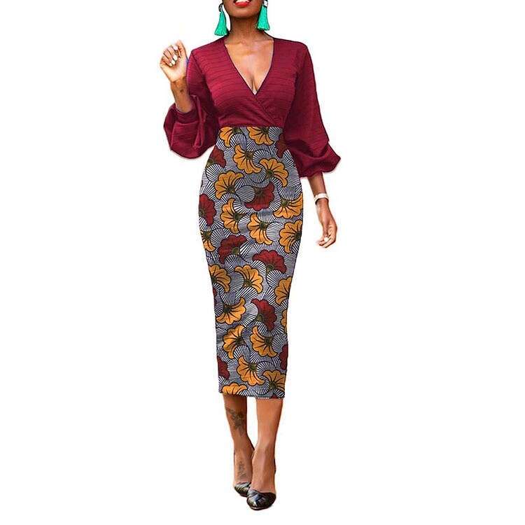 dashiki bodycon dress The Cutest Ethnic Dashiki Bodycon Dress